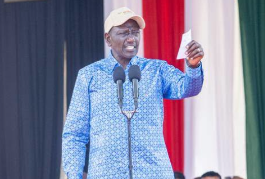 A file photo of President William Ruto.